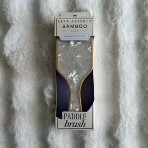 Bath & Body | Pearlessence Bamboo Paddle Brush With Mother 